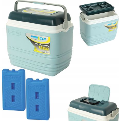 Nevera portátil Pinnacle TPX7000 de 32 L, color azul + 2 neveras portátiles de 1 L (1/5)
