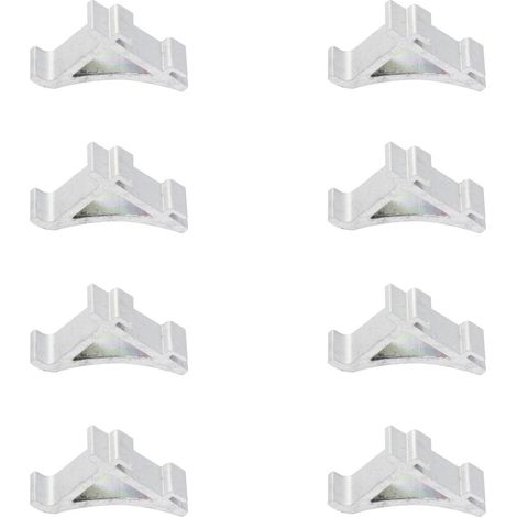 Lot De 8 Crochets De Support pour Étagère De Congélateur Clips De Fixation Pratiques pour Accessoires Frigo Organisation Et Rangement (1/5)