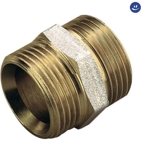 Tiemme - Raccordo Diritto/Niples Doppio 3/4" Per Kit Multistrato/Rame