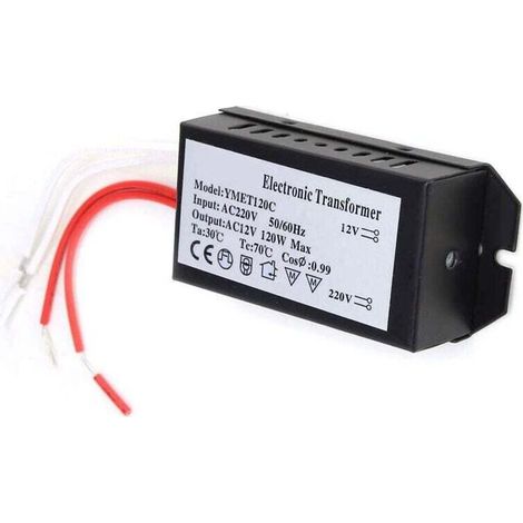 Transformateur électronique 220V à 12V, Alimentation 12V 10A 12V Convertisseur de Tension D'alimentation Pilote D'alimentation Intelligent (120W) (1/5)