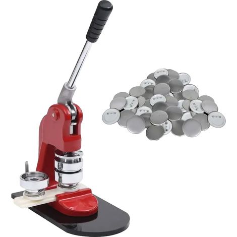 Kit de Boutons, Bakélite de Haute Qualité, Facile à Nettoyer, Rouge (1/2)