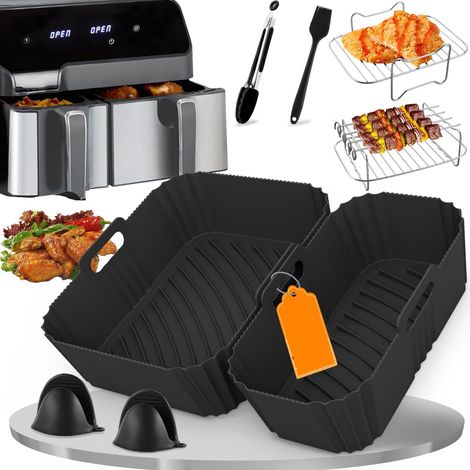 Accessoires pour friteuse à air chaud - [grand] Ensemble de 8 accessoires pour friteuse à air chaud (1/5)
