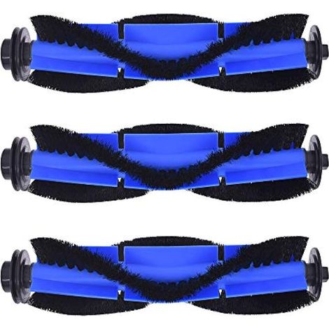 Lot de 3 Rouleaux de brosses roulantes de Rechange compatibles avec Eufy RoboVac 11S, 15T, 30, 30C, 15C, 12, 25C, 35C, 11S Max, 15C Max, 30C Max, G10, G20, G30, Accessoires de pièces de (1/5)