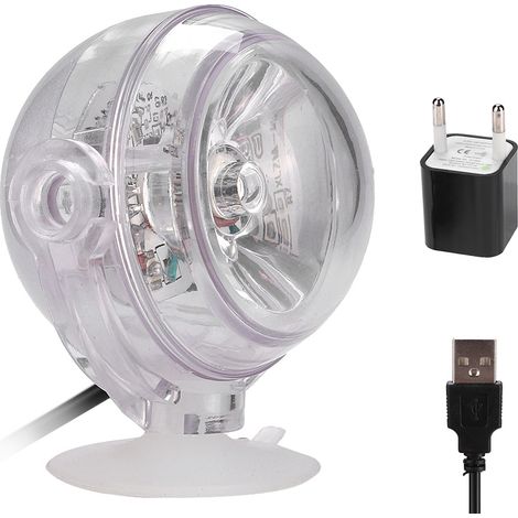 Lampe LED submersible multicolore étanche pour piscine, projecteur RGB avec fiche UE 110-240V