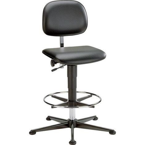 Coussin Sintec en textile noir pour siège/dossier pour fauteuil de bureau (1/4)