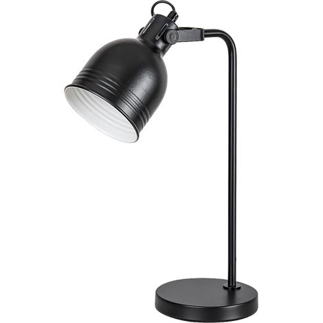 Lampada da tavolo Flint Metal Black E14 1x Max 25W L: 22,5 cm B: 44 cm Ø14 cm (1/3)