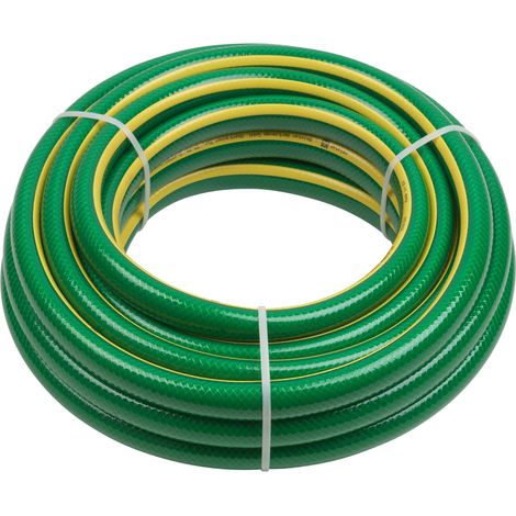 Meister Tubo in tessuto a croce, 19,05 mm, lunghezza 20 m, per l'irrigazione di piccole superfici, resistente ai graffi e ai raggi UV, tubo da giardino in PVC, 9930310 (1/4)