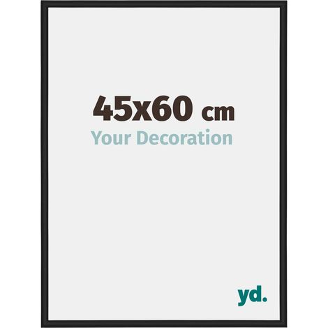 yd. - Cadre photo 45x60 - Noir Brillant - Aluminium - Miami (1/5)