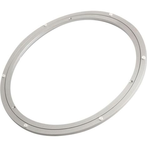 391x8.5mm Plateau Rotative à Roulement Platine Tournante Table Aluminium Support Cuisine Gateau (1/4)