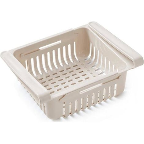 Ausziehbare Kühlschrank-Aufbewahrungsbox mit Schublade, praktischer Organizer für Obst und Gemüse (Aprikose) (1/4)
