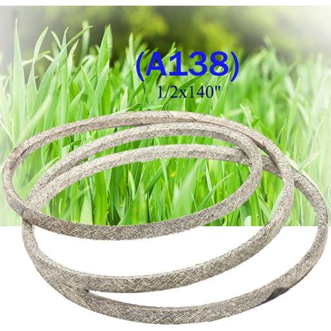 1 - Courroie Trapézoïdale - Courroie De Tondeuse - En Fibre Kevlar Pour Moteur Et Pont De Coupe Compatible Toro Timecutter Z 127 Cm Noir 1,27x355,6 Cm
