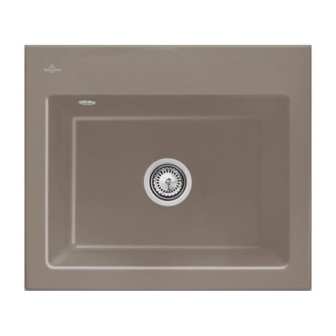Subway 60 S, Fregaderos empotrados, 600 x 510 mm, Disponible con escurridor a la derecha o escurridor a la izquierda, Fregadero empotrado, Fregadero incluido Desagüe automático Madera
