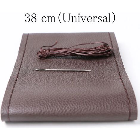Housse de volant (marron 38 cm) - Diamètre 36 cm, 38 cm, 40 cm - Lot complet - Cuir tressé résistant à la décoloration (1/5)