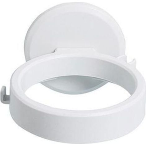 [NEVER USED] white hair dryer holder, wall-mounted hair dryer holder, no-drill hair dryer holder, self-adhesive hair dryer holder