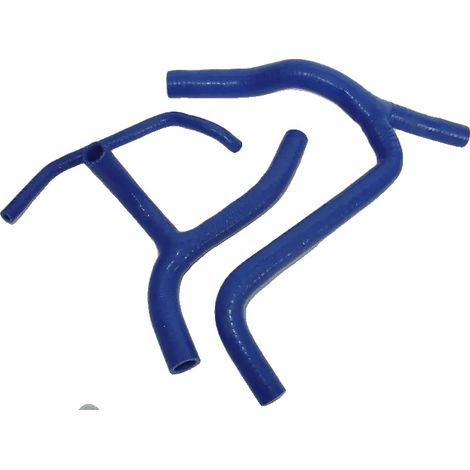 Durite de radiateur, construction en silicone, résistance à haute température, Bleu (1/2)