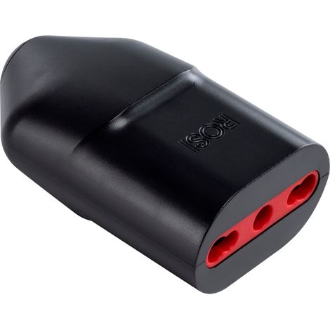 Presa bipasso 10A/16A 2P+T, nero, serie Emilia Specialist - Rosi RS9705N