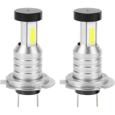 Kit D'Ampoule de Phare 2X H7 LED Feux Croisement 100W 30000LM Super 6000K Blanc (1/4)