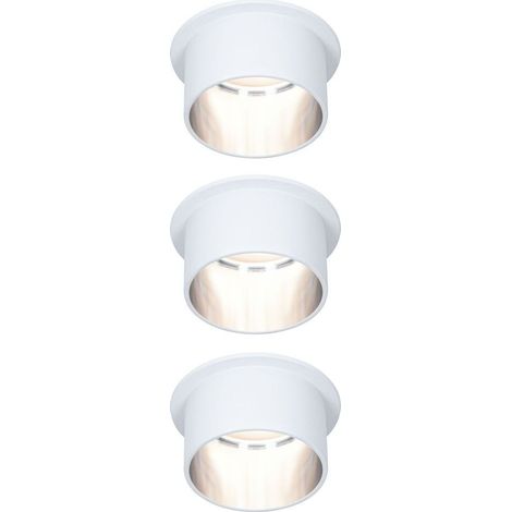 Paulmann LED Spots modernes Weiß, Set mit 3 Einbauspots (1/5)