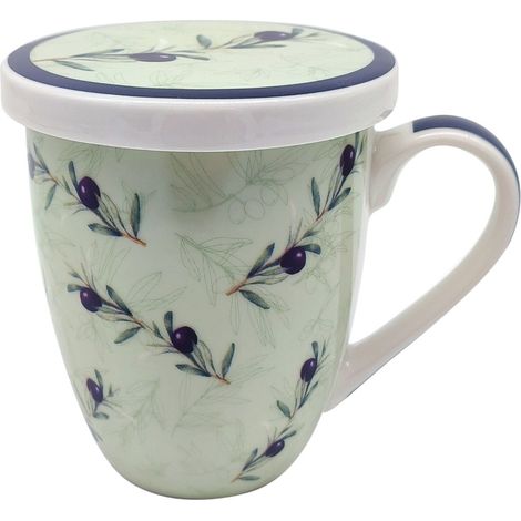 Signes Grimalt Mug Cocina Mug Aceitunas C/Caja Regalo Mugs Y Vasos Crudo 10x13x11cm 34425 (1/3)