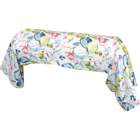 Taie de traversin percale de coton NENUPHAR 240x43 cm (1/5)