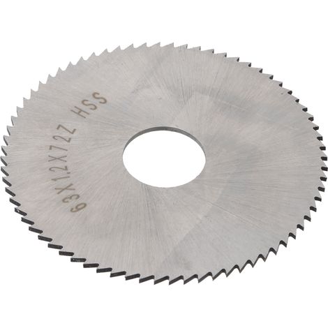 Disque de fraisage circulaire, accessoires industriels 63 x 1,2 16 72 W6542
