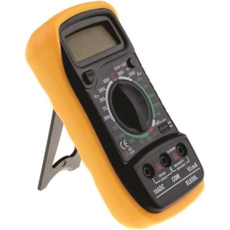 Multimètre Numérique XL830L - Affichage Automatique Polarité - Test Continuité Sonore - Protection Surcharge - 1 Pièce (1/4)