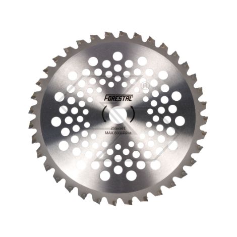 Disco 36 denti FORESTAL acciaio decespugliatore Ø255mm foro25,4mm spessore 1,3mm