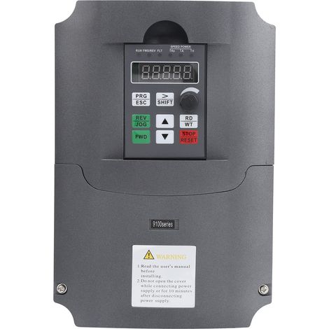 NFLIXIN Variateur de Fréquence 220v à 380v Contrôleur de Vitesse de Moteur Triphasé 11kw 15HP pour le Contrôle de Vitesse de Moteur de Broche CNC,Onduleur (1/5)