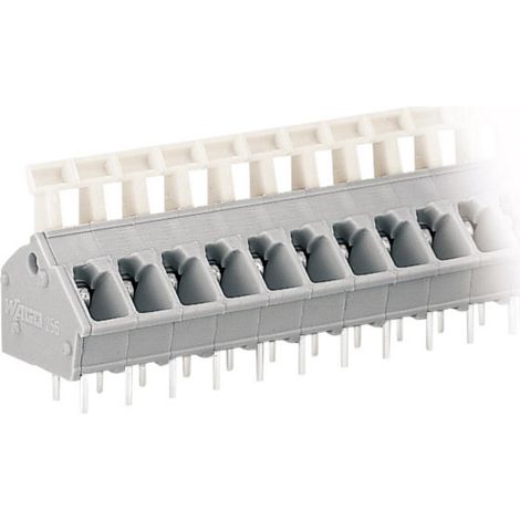 WAGO 256-401 Federkraftklemmblock 2.50 mm² Polzahl 1 Grau 1 St.