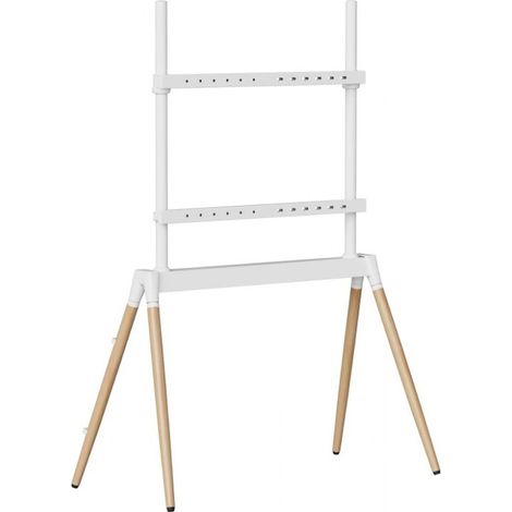 Gembird TVS 86F 01 Supporto TV Bianco Legno Regolabile