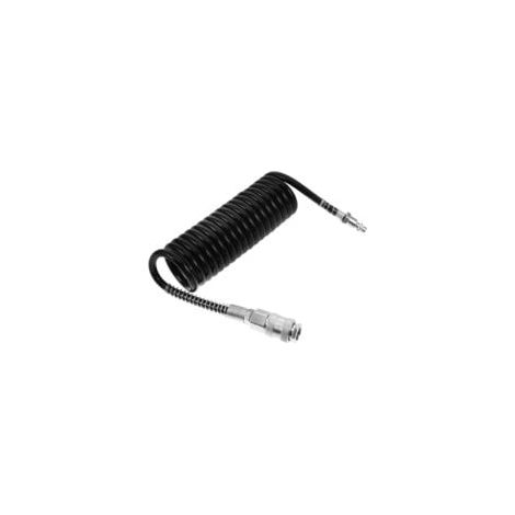 Tuyau Pneumatique PU avec Raccords et Limiteur de Courbure Kit de Connexion pour Compresseur Air Compatible avec Têtes Américaines (1/5)
