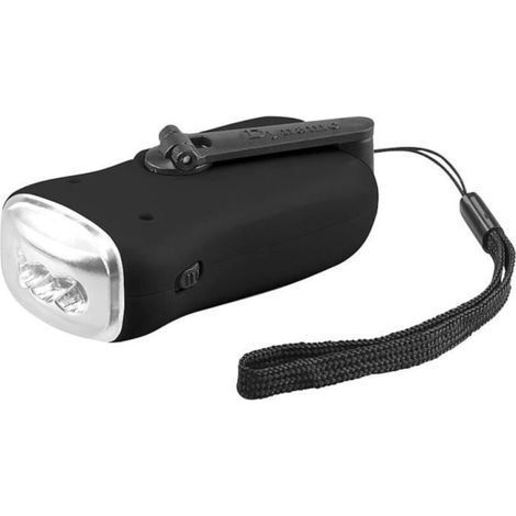 Torcia elettrica - PEARL - LTL-15.ds - Ricaricabile - Dinamo - Pannello solare (1/4)