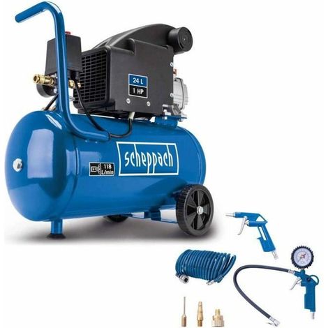 Scheppach HC24-8S-A Kompressor 24L 750W 8 bar