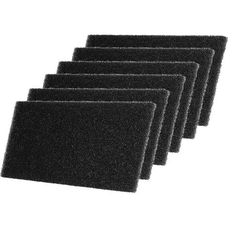 6x Trade-Shop Schaumstoff-Filter für Bauknecht TK Ecosoft 8 A++ TK Ecostar 7A+ 7A++ 8A+ 8A++ TK Evo 74A+ 74A++ 84A+ 84A++ TK Platinium 82A TK Platinum 8 A++ TK Plus 72A DI TK Plus 82A DI TK-Ecostar TK