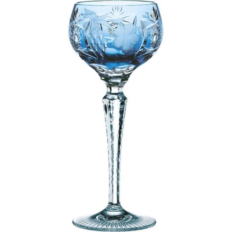 Verre en Cristal, Raisin, Bleu Clair, Roemer (1/5)