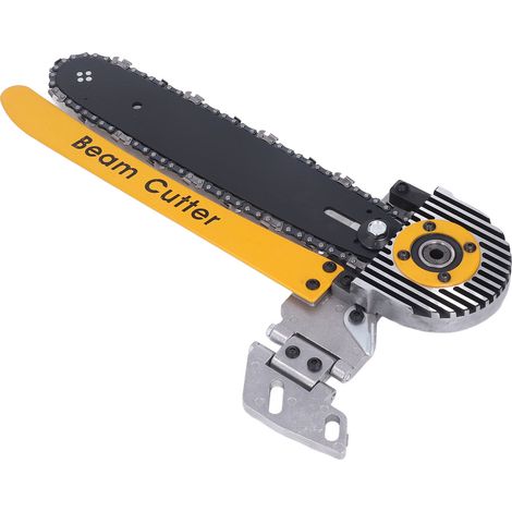 Lame Scie Circulaire pour Bois, Adaptateur Tronçonneuse en Acier, Accessoire Découpe Poutre (1/5)