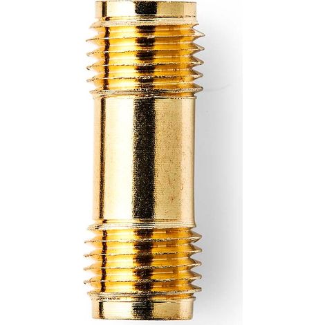 Adaptador sma ame mujer ame mujer chapado en oro 50 ohmios recto cobre oro 2 uds caja