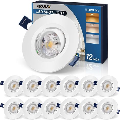 Spot LED Encastrable 5W, Spot Led Extra Plat 500lm Orientable (1/5)