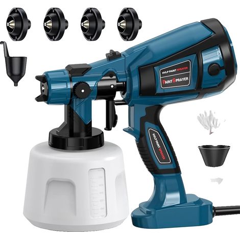 Pistolet à Peinture, Capacité de 1400ML, Moteur Haute Puissance, Prise EU (1/2)