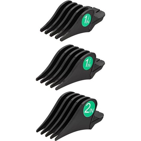 Ensemble de 3 pièces comprenant un sabot de coupe et un peigne pour tondeuses WAHL de 32 mm, 38 mm et 51 mm