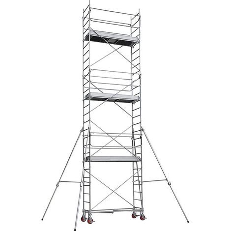 Trabattello 4 piani - Altezza max. di lavoro 11.20m - 8320092