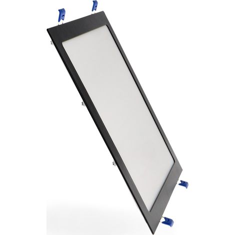 IluminaShop - Panel LED Cuadrado Negro 25W CCT