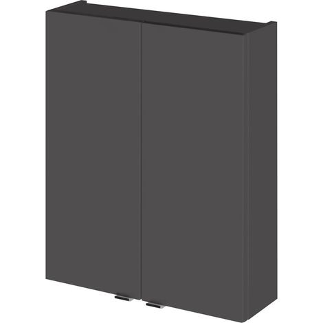 Hudson Reed Fusion Wall Unit 500mm Wide - Gloss Grey (1/3)