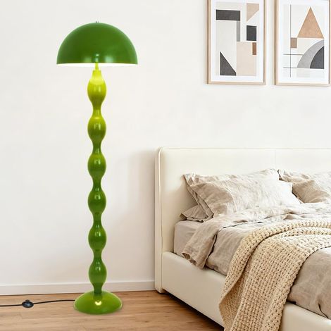 Lampe Champignon Verte,Lampadaire Sur Pied Salon Vintage,Lampadaire Avec Douille E27,Lampe Sur Pied Pour Salon Chambre Bureau Chambre d'enfant Salle à Manger (1/5)