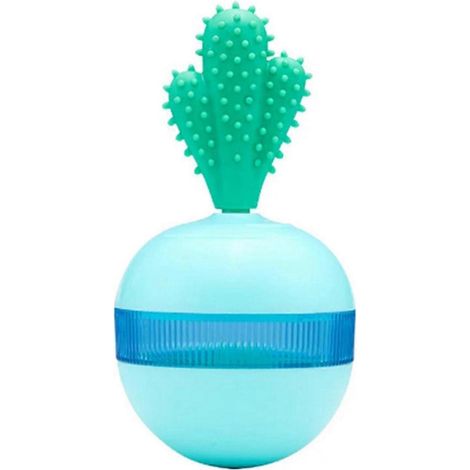 Distributeur de nourriture en forme de gobelet, boule alimentaire, jouet cactus, distributeur de nourriture bleu (1/5)
