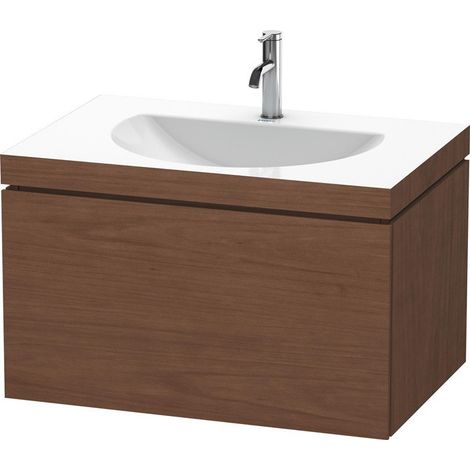 Duravit mueble lavabo DARLING NEW 800x540mm sin rebosadero 1 orificio para grifería nogal america