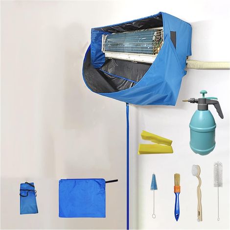 Kit nettoyage climatiseur mural Split 1-3P - Housse + pistolet HP - Taille L (1/5)