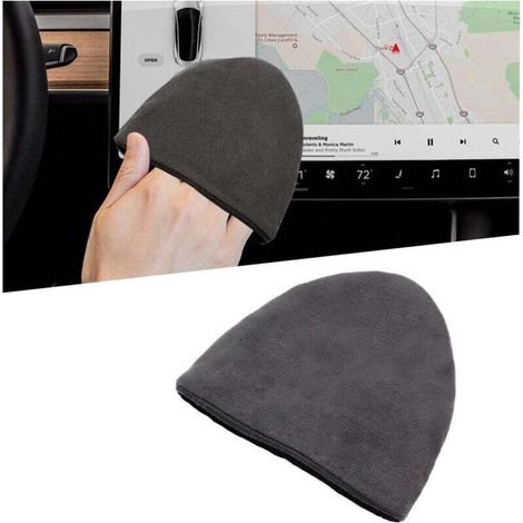 Car Screen Cleaning Cloth, 10.5 x 10.5cm Triangular Foldable Microfiber Cleaning Cloth, Suitable for Touch Screens, Dashboards, LCD Displays and Interior Accessories (1/4)