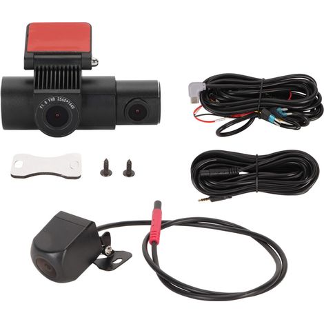 Questa dashcam a tre lenti è adatta per le auto e offre registrazione anteriore e posteriore, visione notturna, registrazione in loop, modalità di monitoraggio del parcheggio, Wi-Fi integrato, control (1/2)