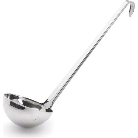 Louche monobloc en acier inoxydable - Longueur 35 cm -, Gris (1/3)